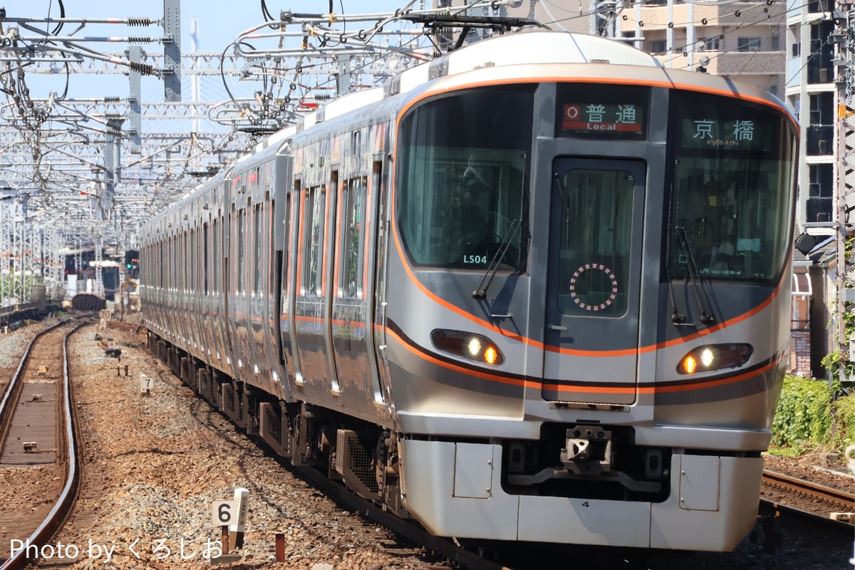 JR西日本 吹田総合車両所森ノ宮支所 323系 LS04編成