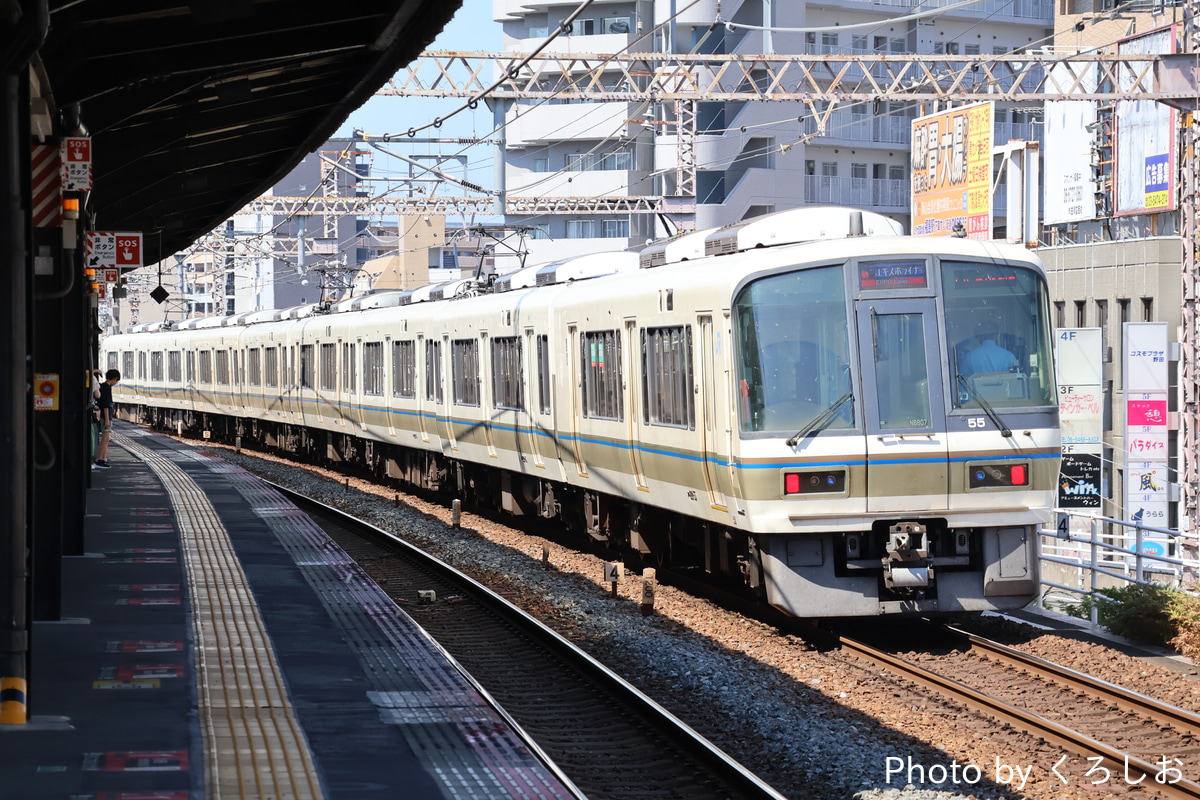 JR西日本 吹田総合車両所奈良支所 221系 NB807編成