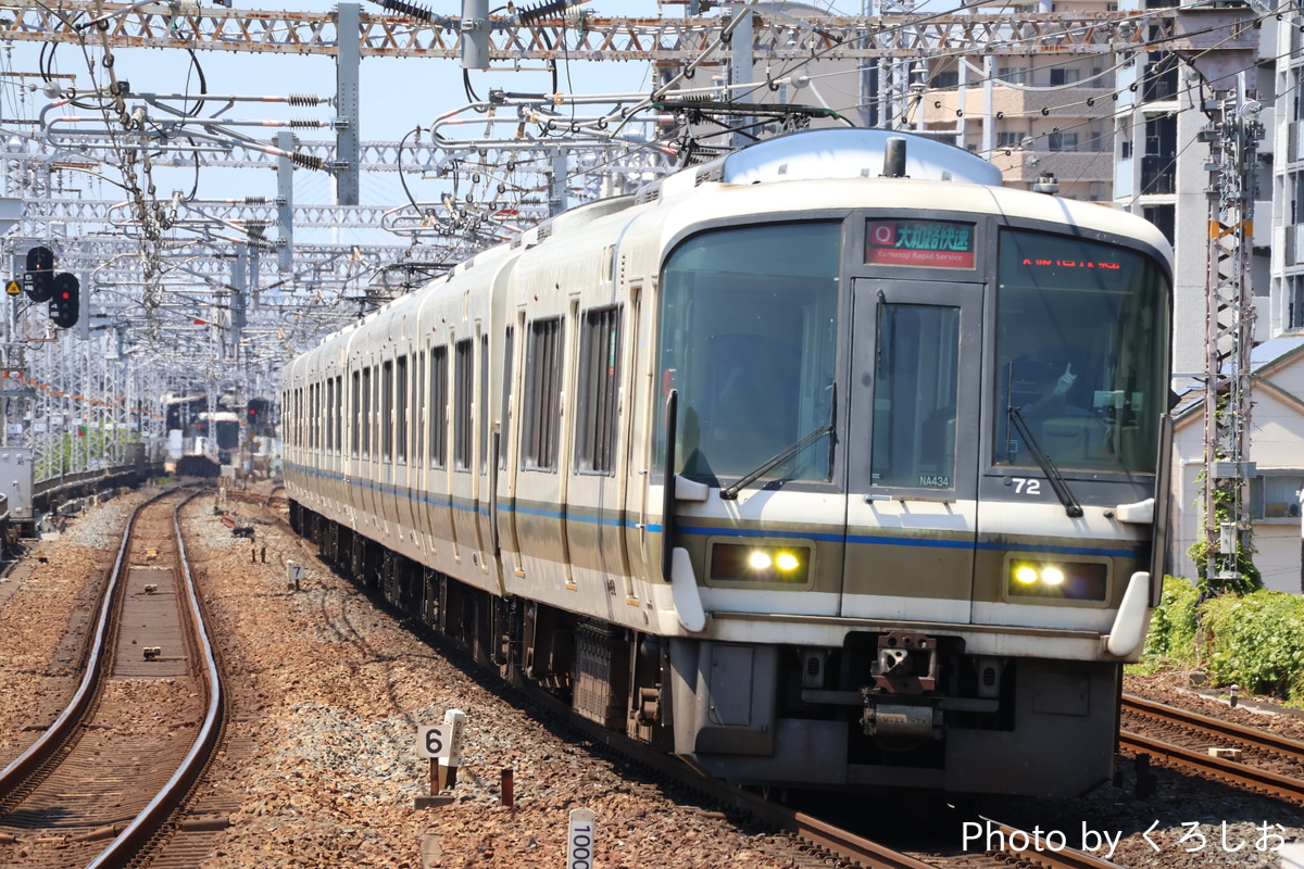 JR西日本 吹田総合車両所奈良支所 221系 NA434編成