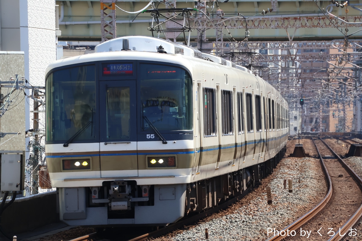JR西日本 吹田総合車両所奈良支所 221系 NB807編成