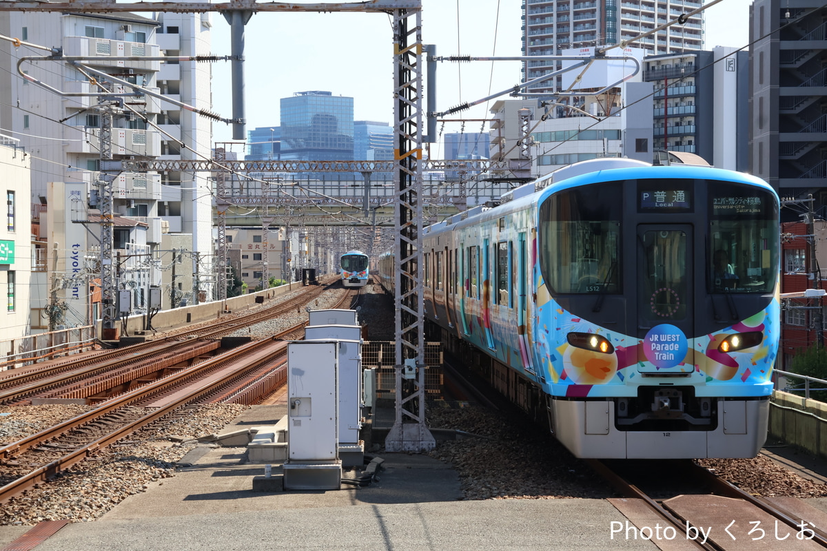 JR西日本 吹田総合車両所森ノ宮支所 323系 LS12編成