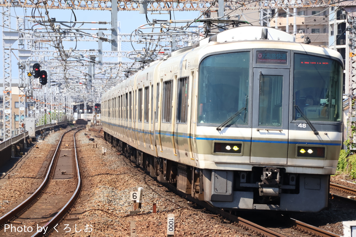 JR西日本 吹田総合車両所奈良支所 221系 NB804編成