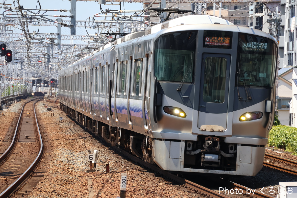 JR西日本 吹田総合車両所日根野支所 225系 HF440編成