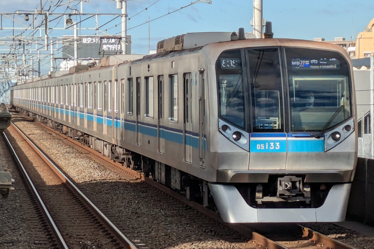 東京メトロ 深川検車区 05系 05-133F
