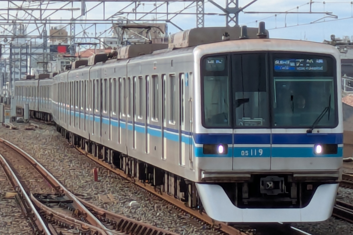 東京メトロ 深川検車区 05系 05-119F