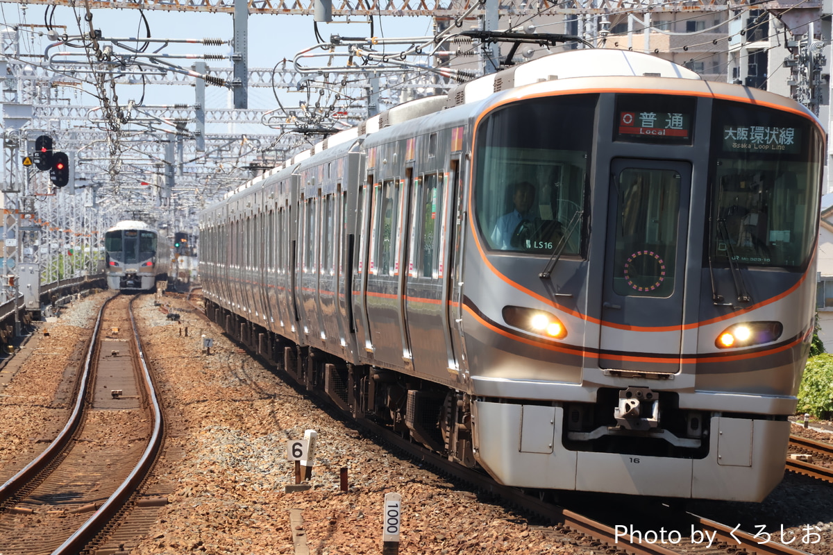 JR西日本 吹田総合車両所森ノ宮支所 323系 LS16編成