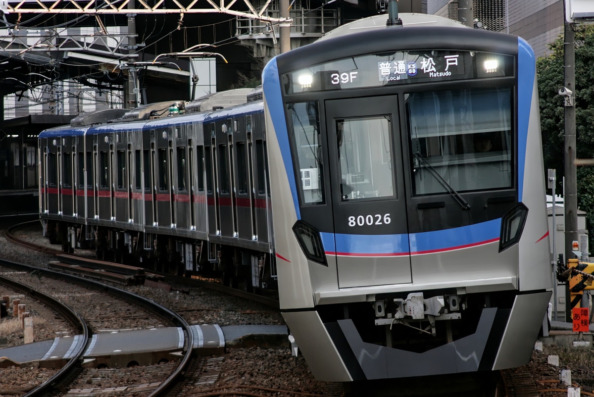 JR東日本 くぬぎ山車両基地 80000形 80026F