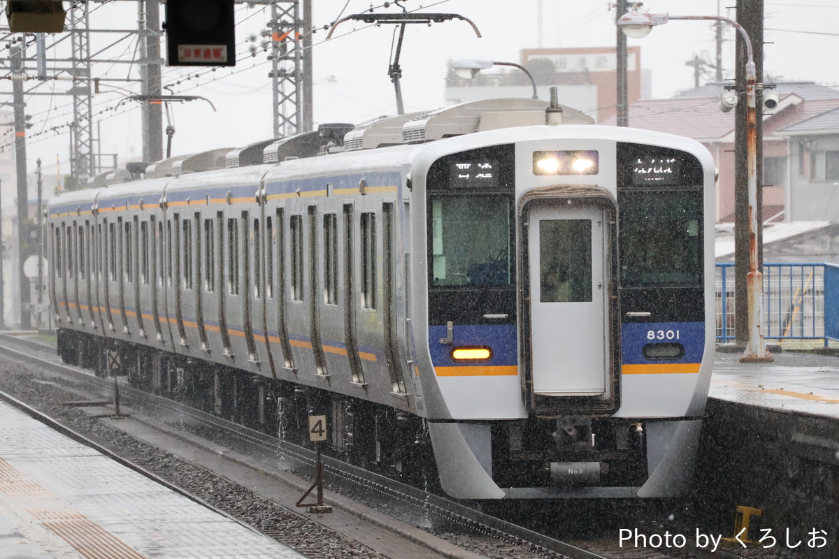 南海電気鉄道 住ノ江検車区 8300系 8301F