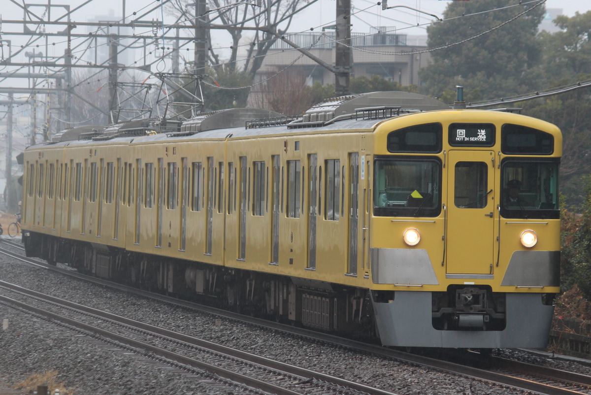 西武鉄道 南入曽車両基地 新2000系 2507編成