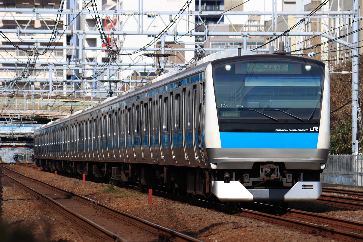 JR東日本 さいたま車両センター E233系 ウラ175編成