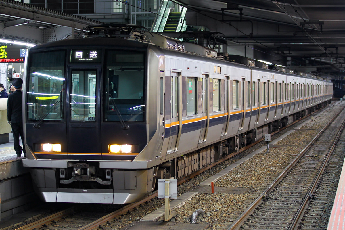 JR西日本 網干総合車両所明石支所 321系 D25編成