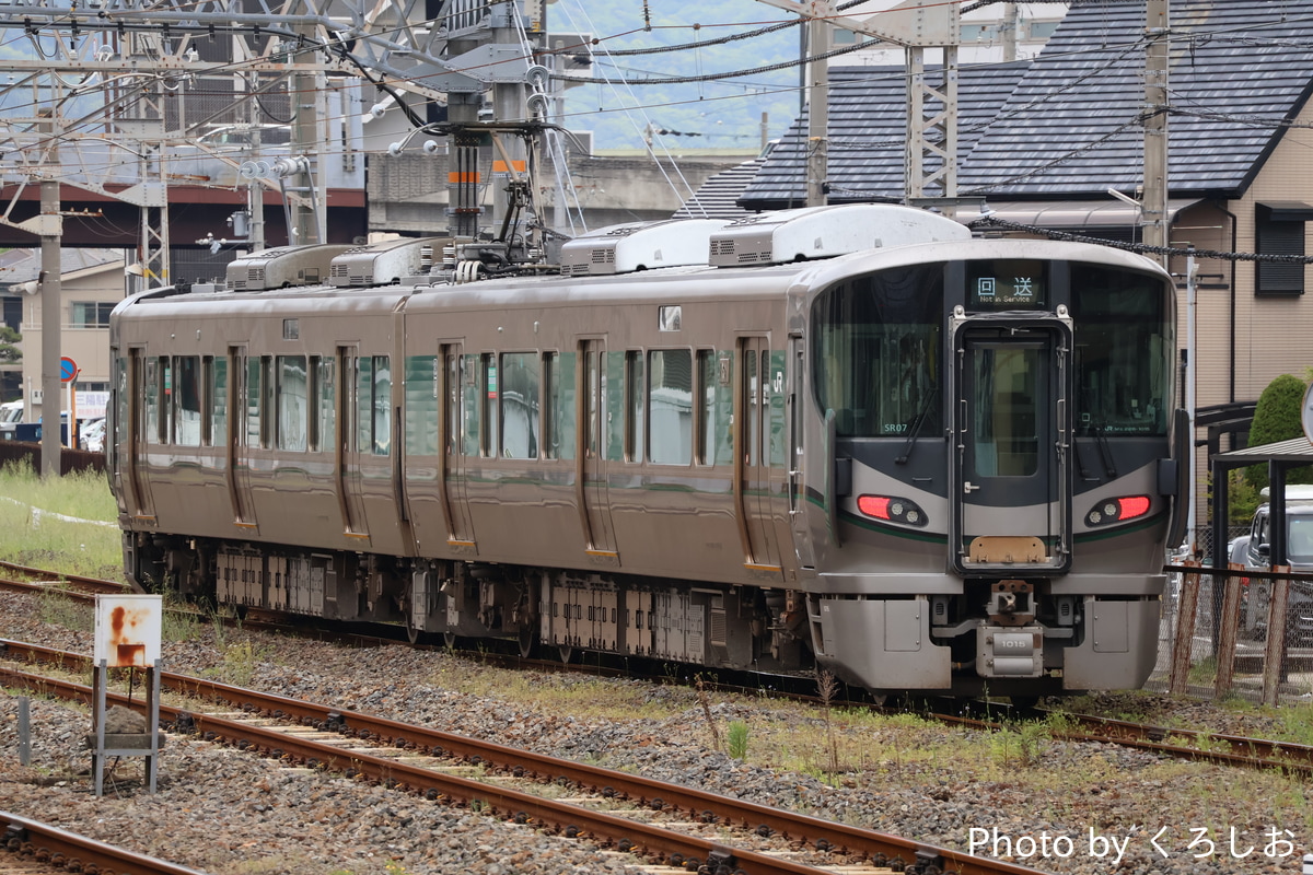 JR西日本 吹田総合車両所新在家派出所 227系 SR07編成