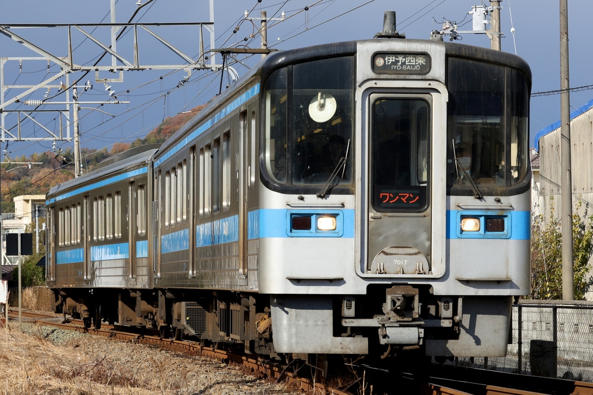 JR四国 松山運転所 7000系 7017