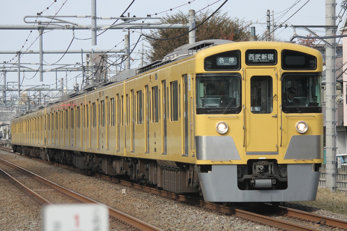西武鉄道 南入曽車両基地 2000系 2523F