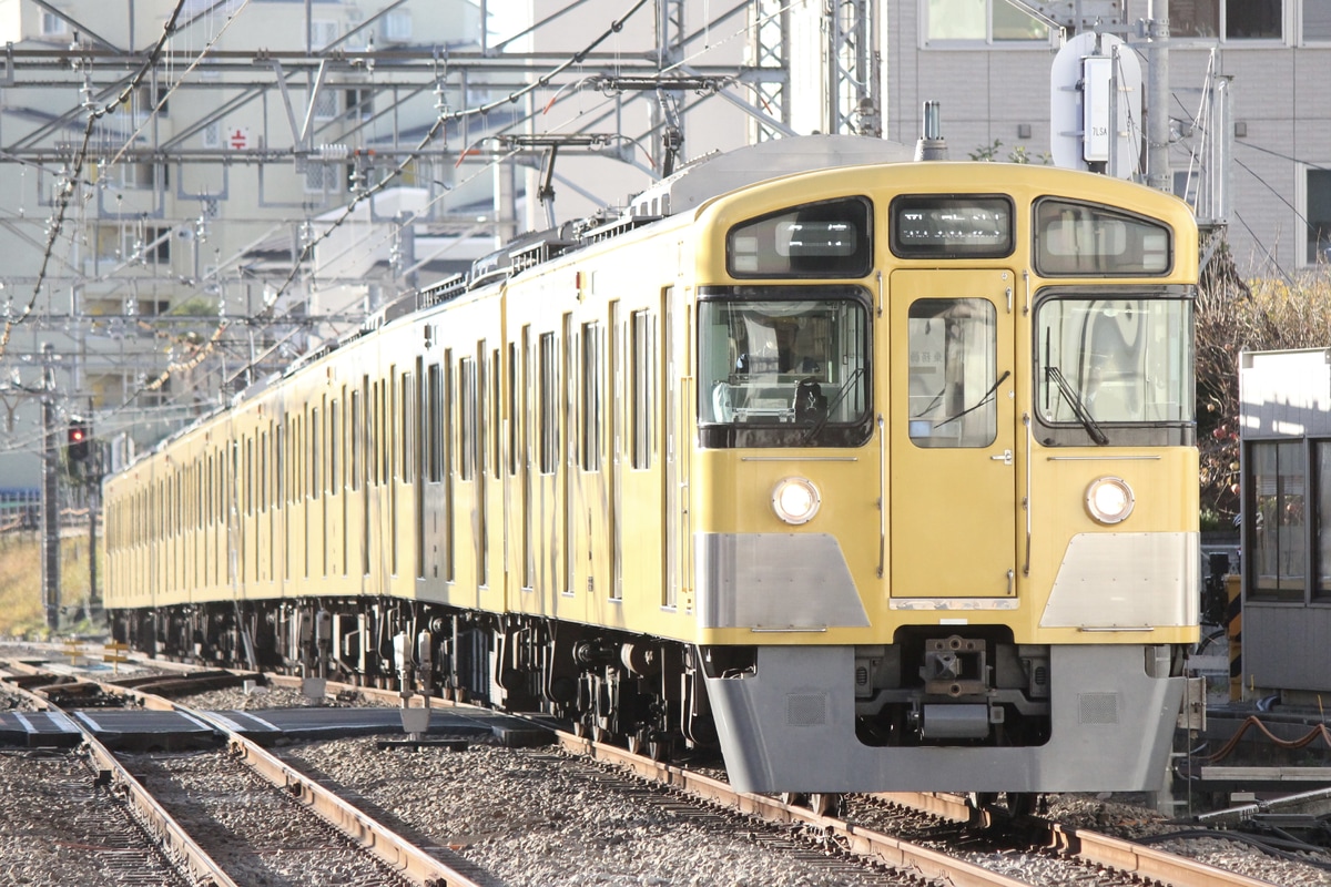 西武鉄道 玉川上水車両管理所 2000系 2537F