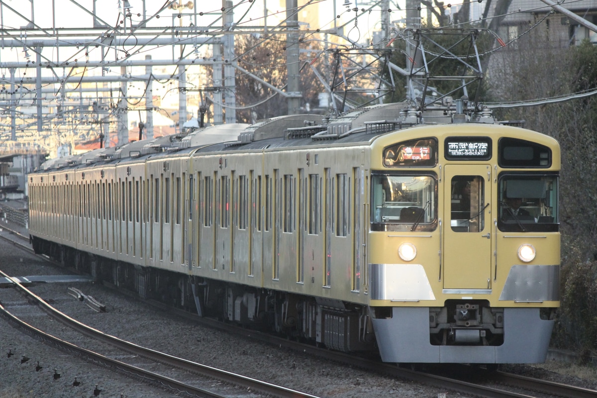 西武鉄道 南入曽車両基地 2000系 2457F