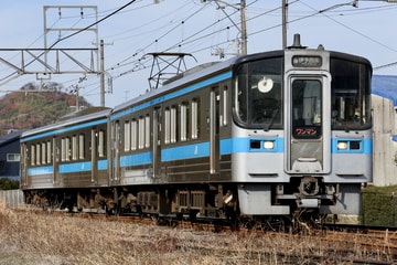 JR四国7000系7005を伊予富田～伊予桜井間で撮影した画像