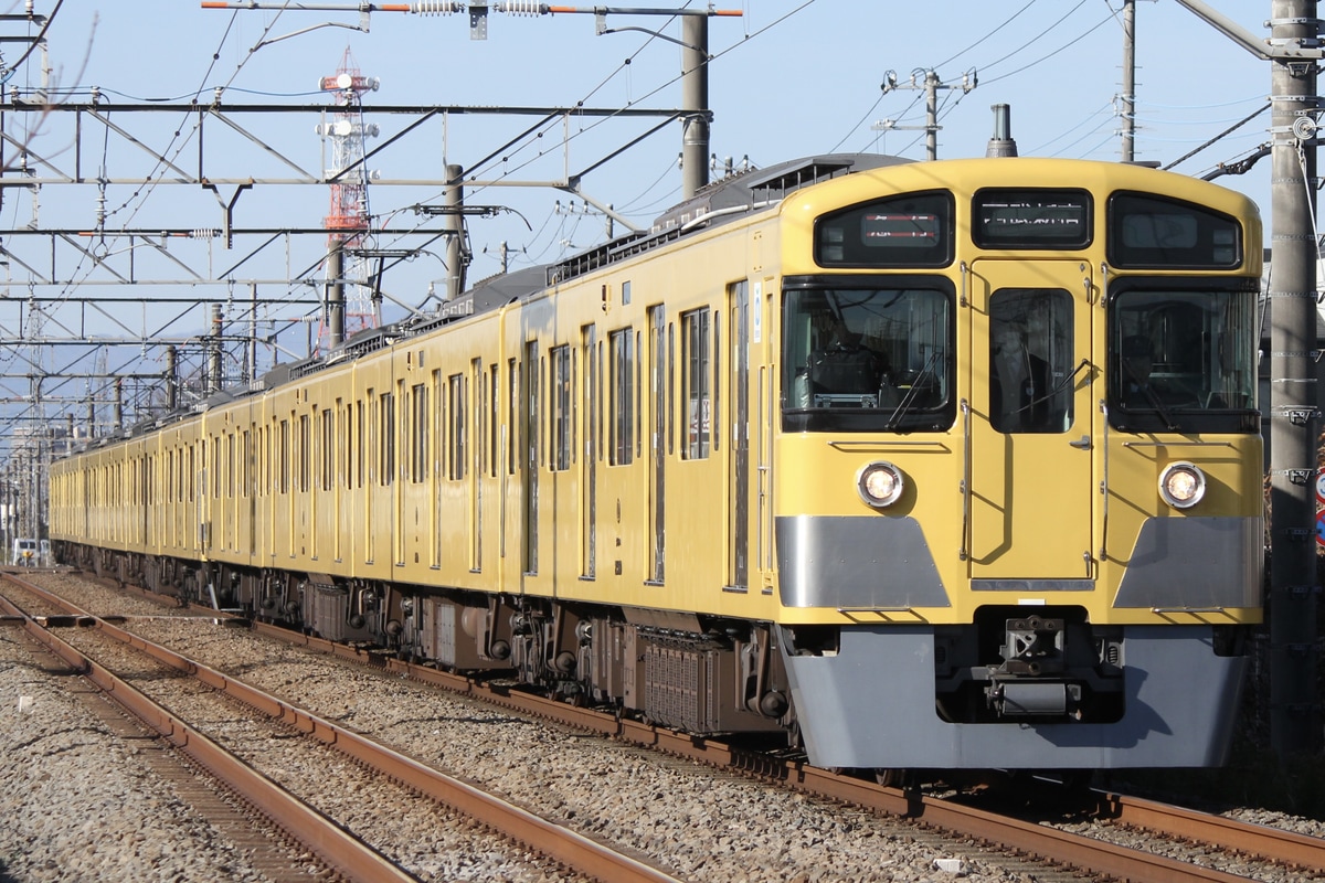 西武鉄道 玉川上水車両管理所 2000系 2539F