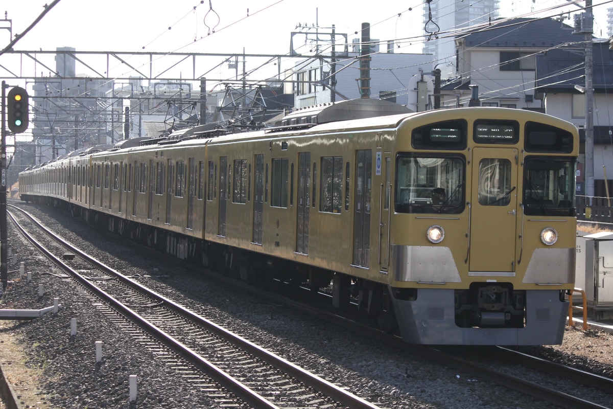 西武鉄道 南入曽車両基地 2000系 2507F