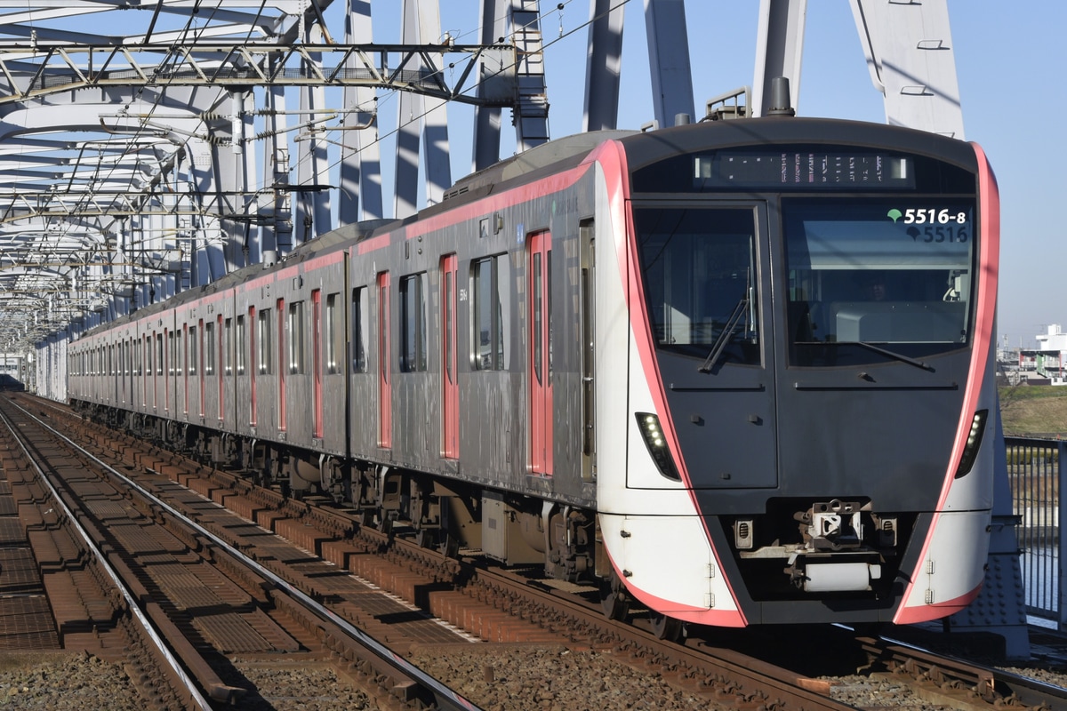 東京都交通局 馬込検車場 5500形 5516編成