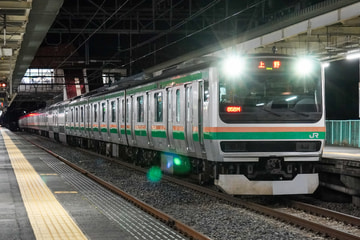 JR東日本E231系ヤマU540編成を吹上駅で撮影した画像