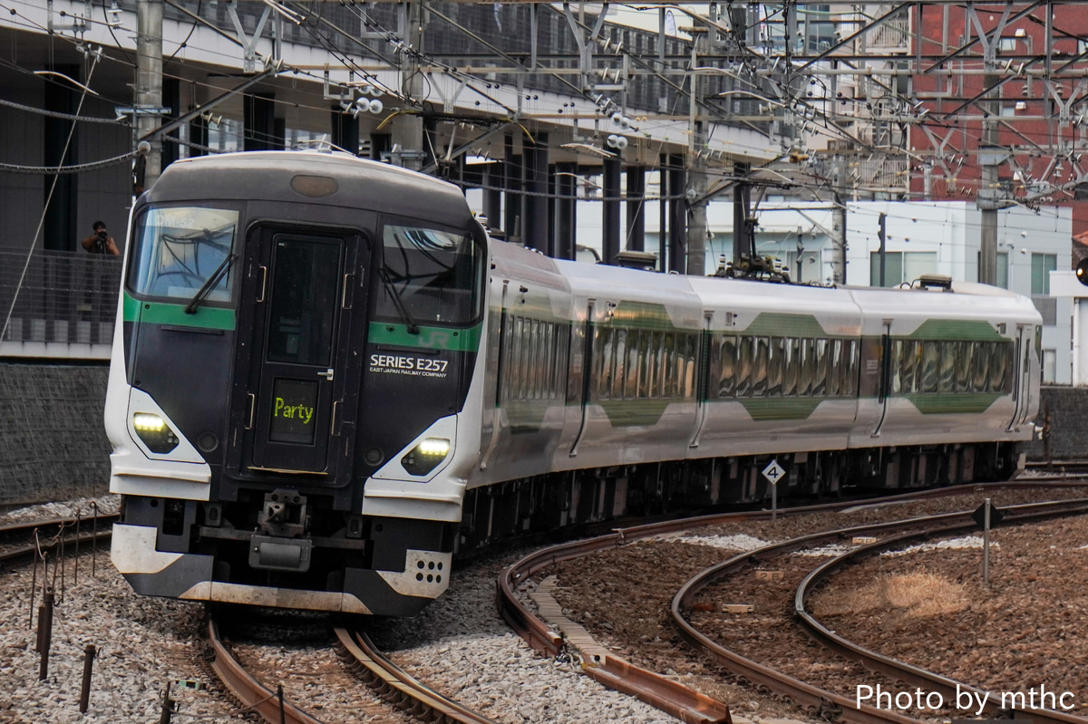 JR東日本 大宮総合車両センター東大宮センター E257系 オオOM-52編成