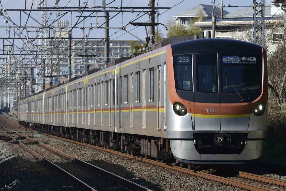 東京メトロ 和光検車区 17000系 17102F