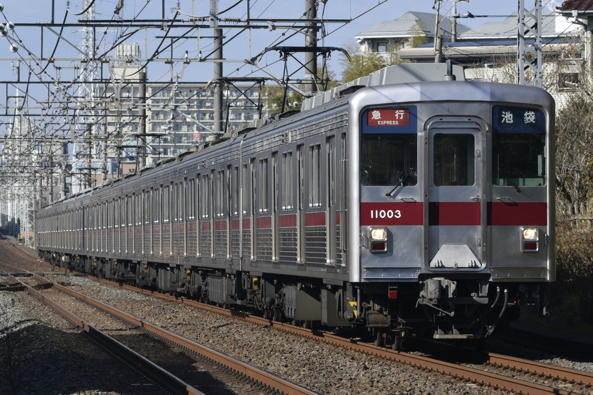 東武鉄道 森林公園検修区 10000系 11003F
