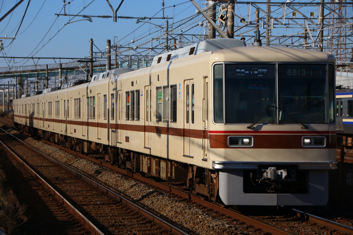 京成電鉄 くぬぎ山車両基地くぬぎ 8800形 8813F