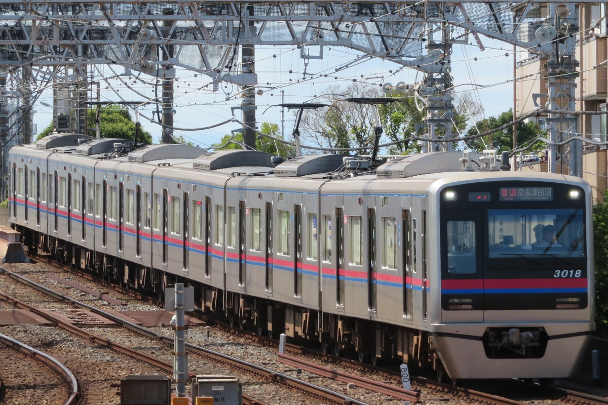 京成電鉄 宗吾車両基地 3000形 3018編成