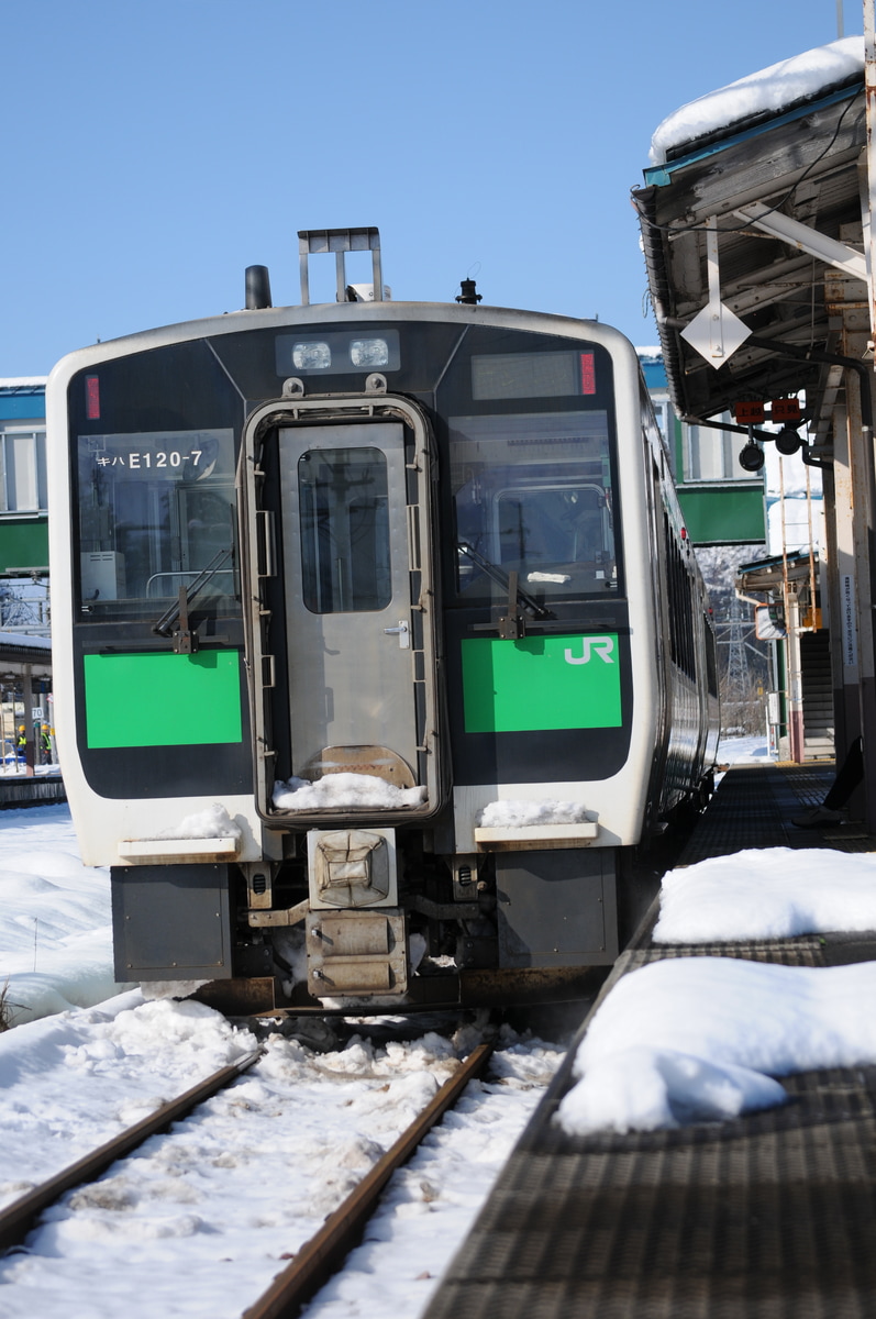 JR東日本 郡山総合車両センター会津若松派出所 キハE120形 キハE120-7
