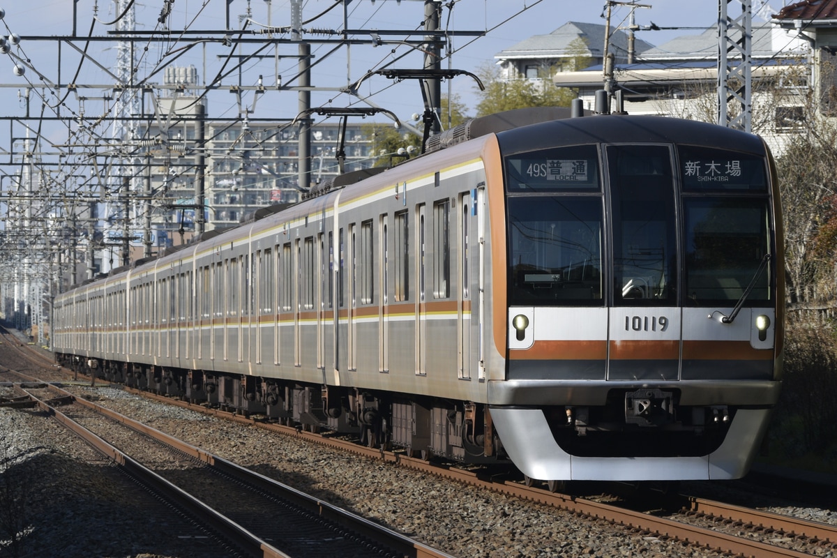 東京メトロ 和光検車区 10000系 10119F