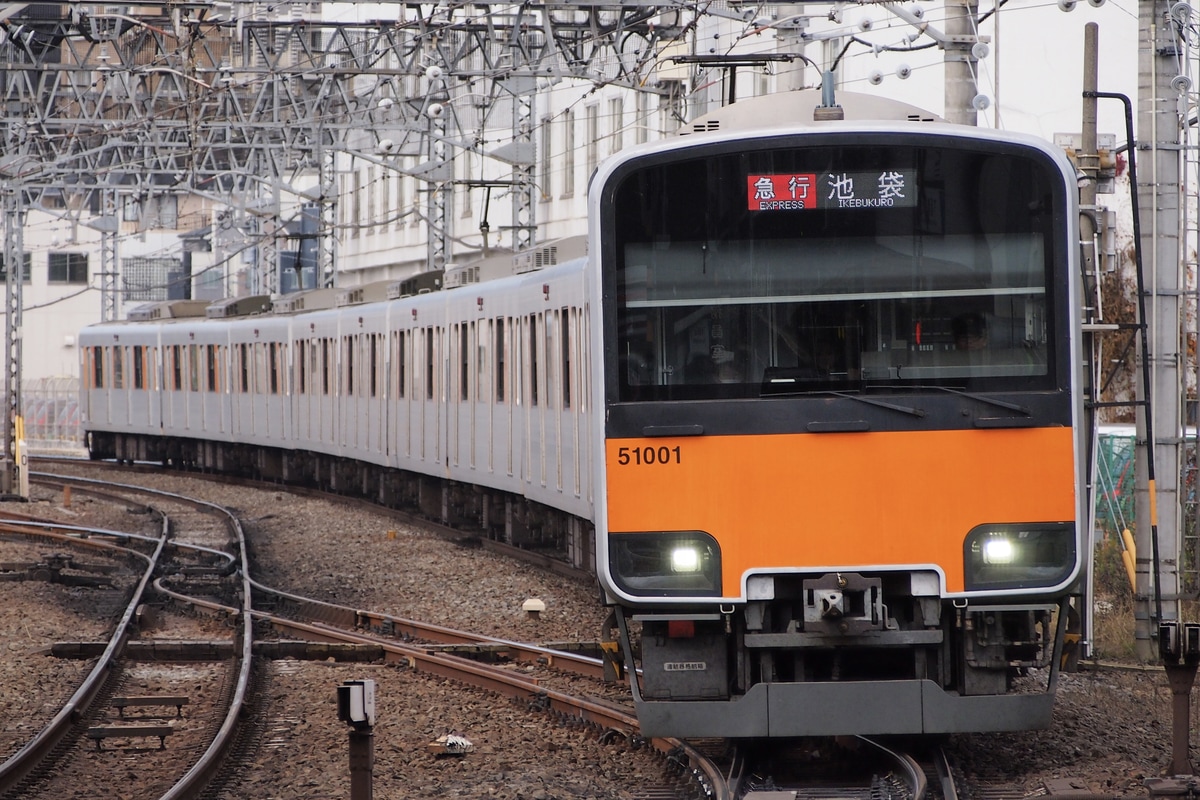 東武鉄道 森林公園検修区 50000系 51001F