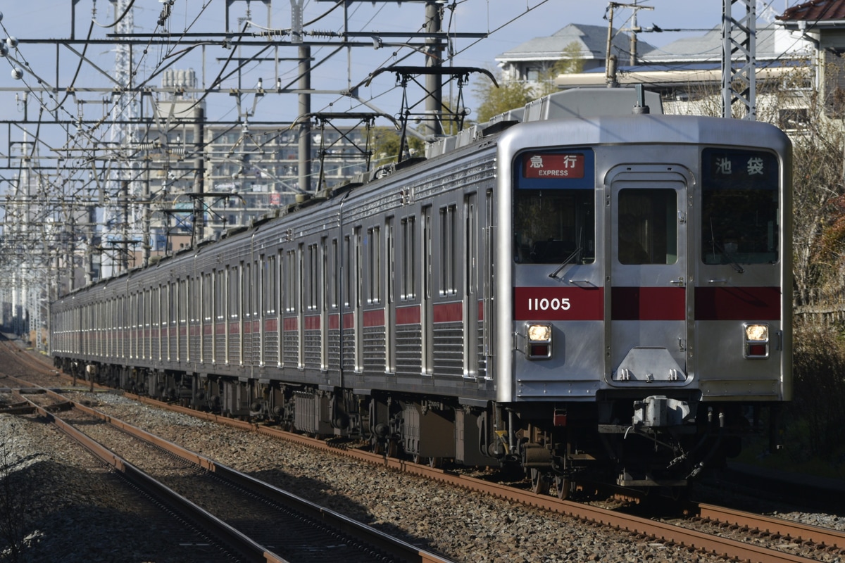 東武鉄道 森林公園検修区 10000系 11005F
