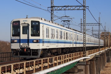 東武鉄道8000系8163Fを南桜井～川間間で撮影した画像