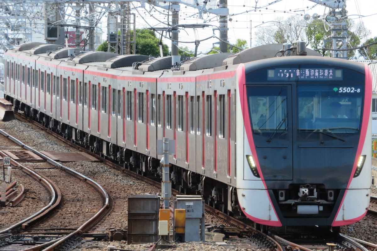 東京都交通局 馬込検車場 5500形 5502編成