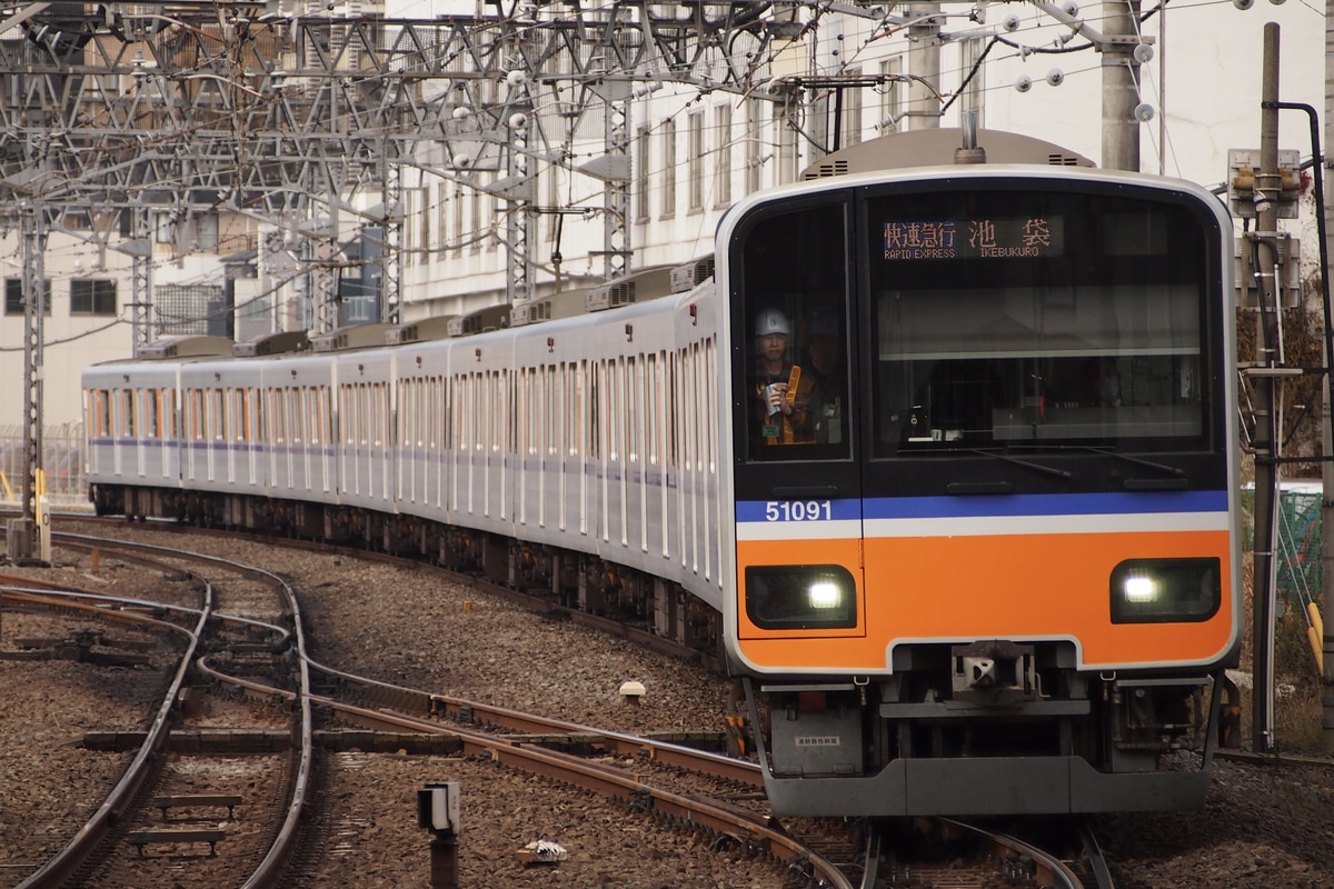 東武鉄道 森林公園検修区 50090系 51091F