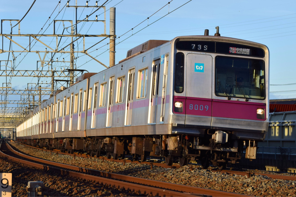 東京メトロ 鷺沼検車区 8000系 8109F