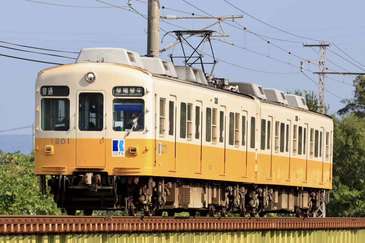 高松琴平電気鉄道 仏生山工場 1200形 1201