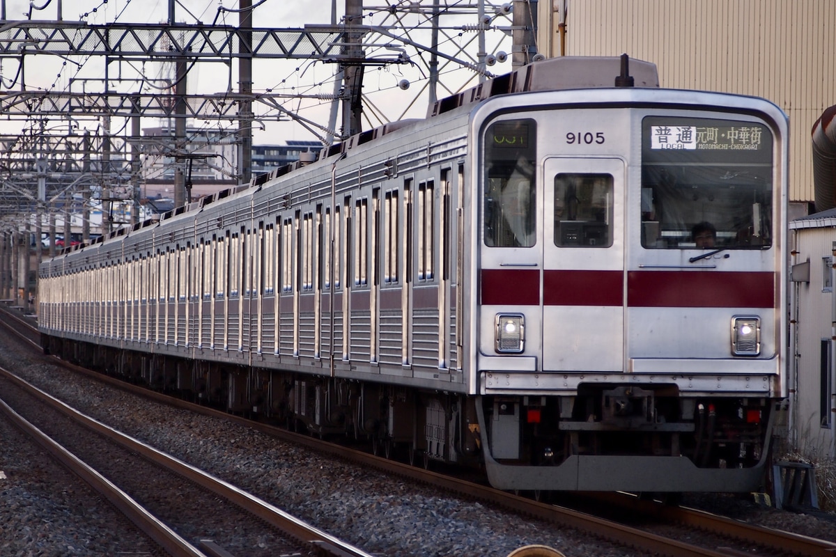 東武鉄道 森林公園検修区 9000系 9105F