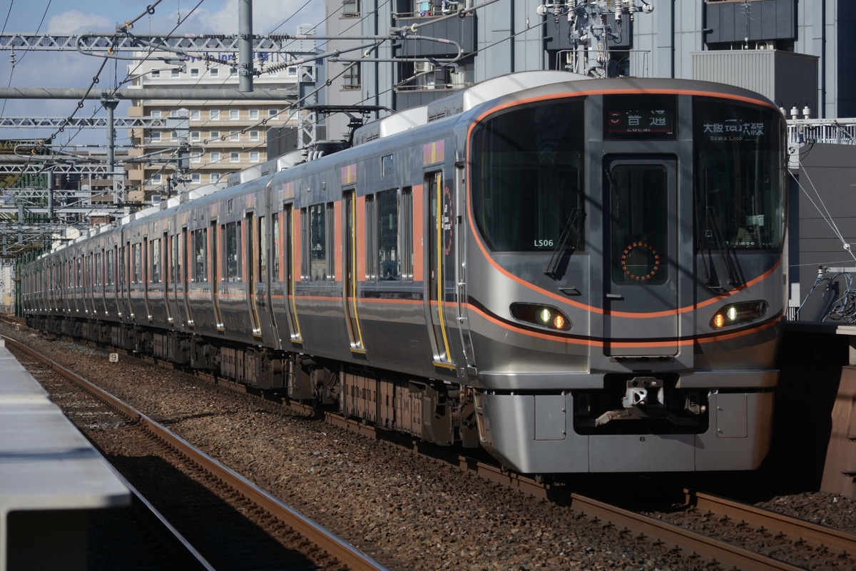 JR西日本 吹田総合車両所森ノ宮支所 323系 LS06編成