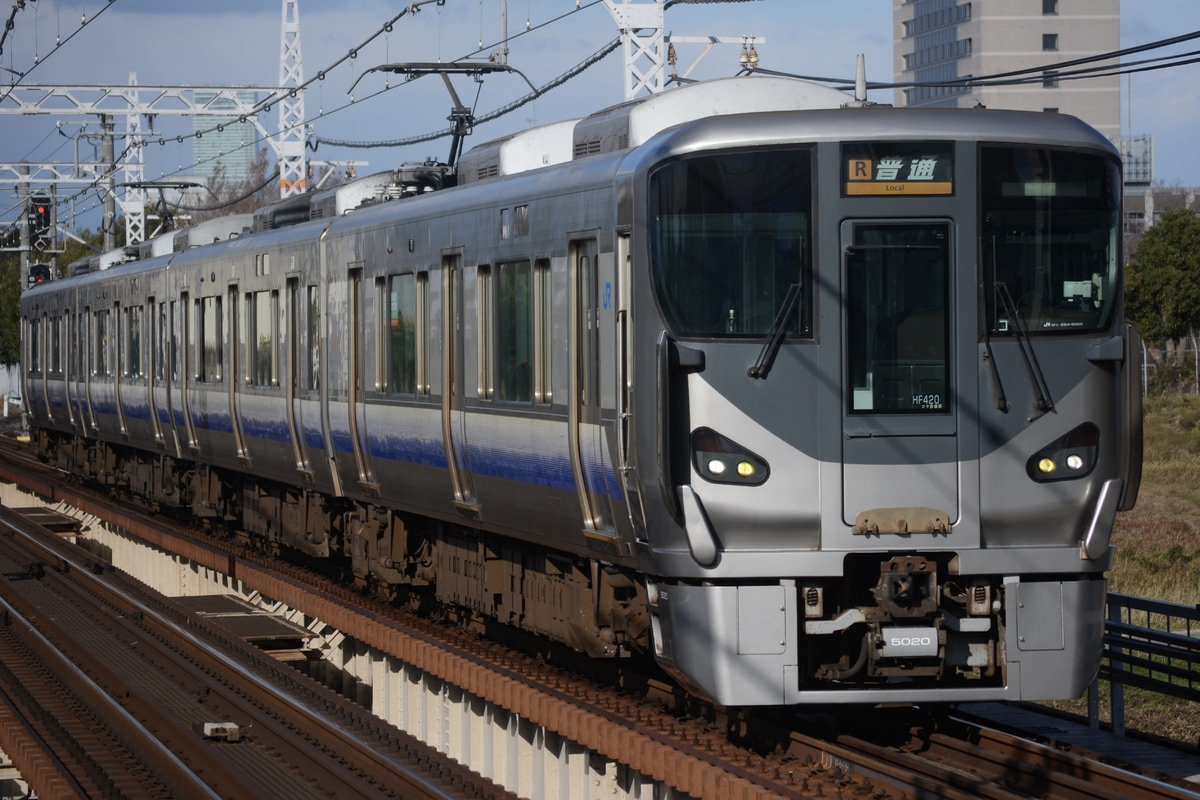 JR西日本 吹田総合車両所日根野支所 225系 HF420編成