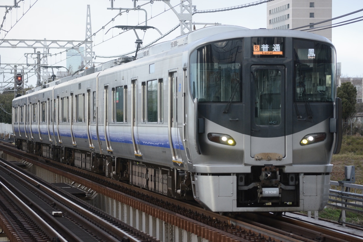 JR西日本 吹田総合車両所日根野支所 225系 HF431編成