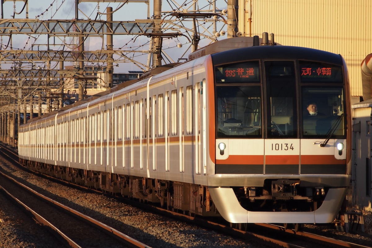 東京メトロ 和光検車区 10000系 10134F