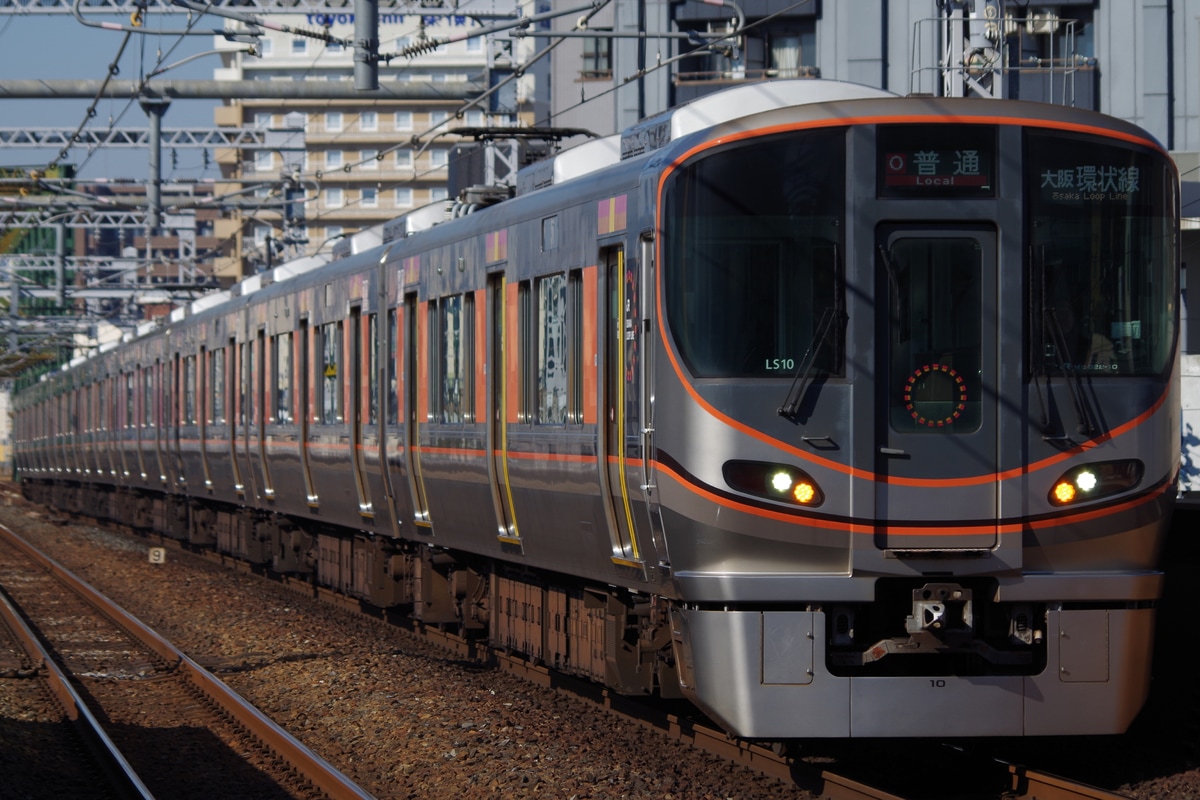JR西日本 吹田総合車両所森ノ宮支所 323系 LS10編成