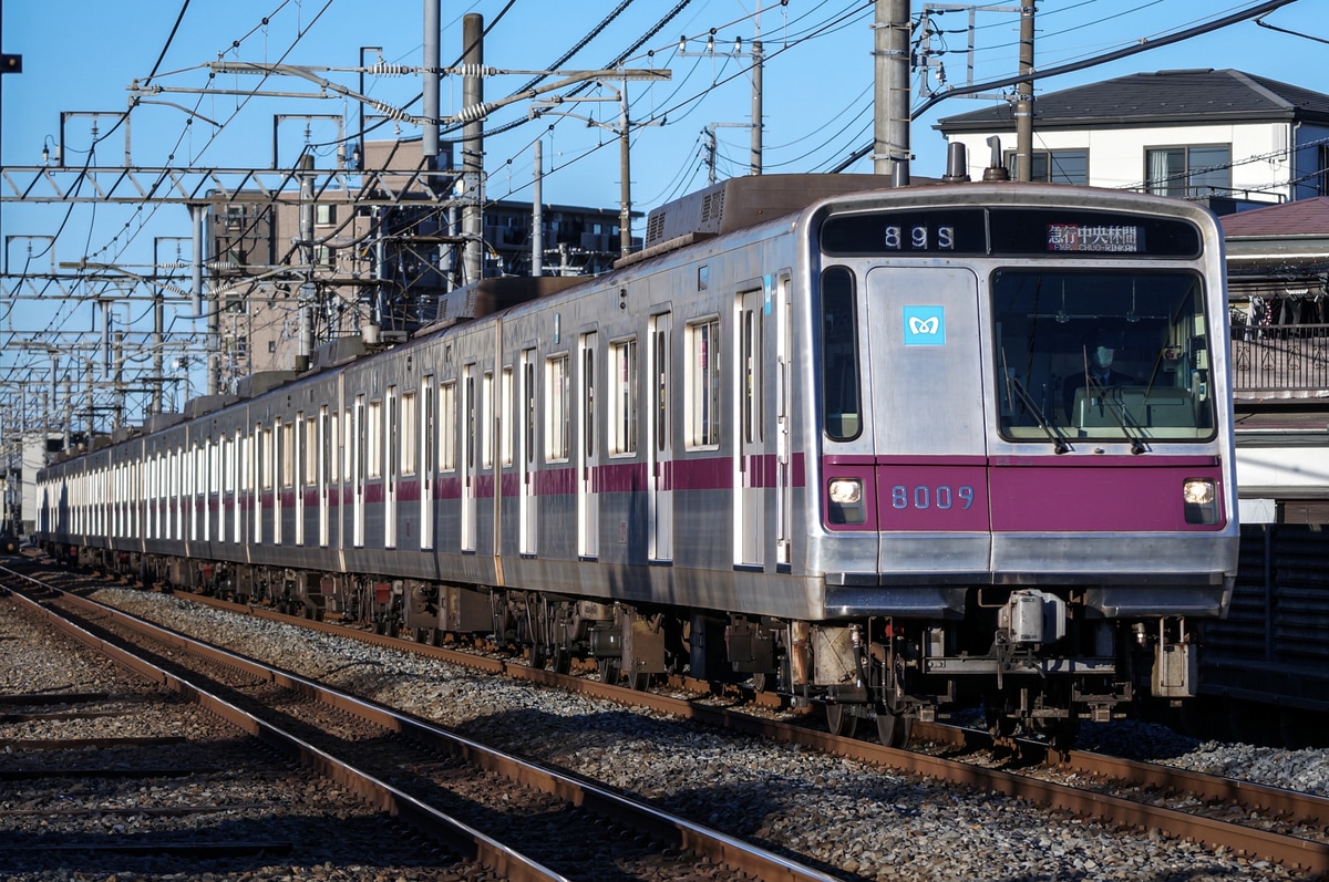 東京メトロ 鷺沼検車区 8000系 8109F