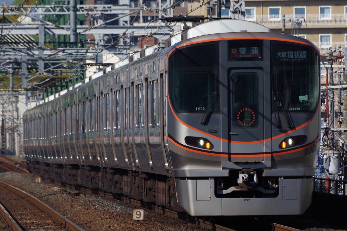 JR西日本 吹田総合車両所森ノ宮支所 323系 LS22編成