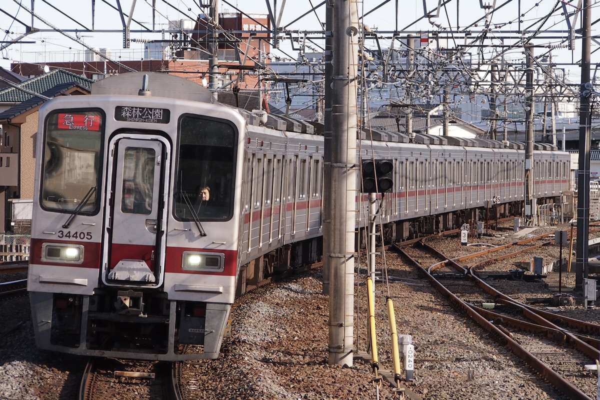 東武鉄道 森林公園検修区 30000系 31405F
