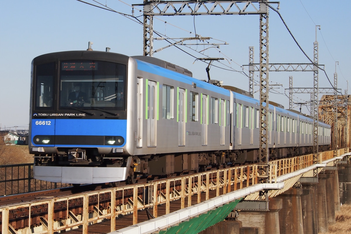 東武鉄道 南栗橋車両管区七光台支所 60000系 61612F