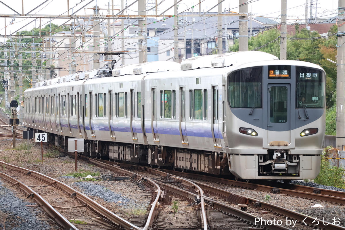 JR西日本 吹田総合車両所日根野支所 225系 HF611編成